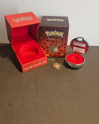 Pokemon Moneta Argento IPZS di poste Italiane 