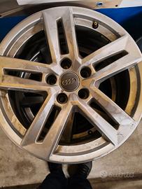 4 CERCHI 17 POLLICI ORIGINALI AUDI VW SKODA