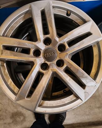4 CERCHI 17 POLLICI ORIGINALI AUDI VW SKODA