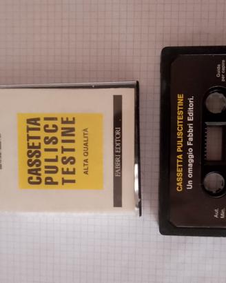 nastro musicassetta vintage puliscitestine