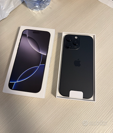 APPLE IPHONE 16 PRO MAX 512 GB BLACK TITANIUM eSIM