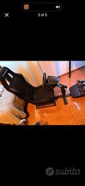 Sedia Playseat gaming race + volante logitech true