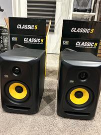 KRK Classic 5 Coppia monitor da studio come nuovi