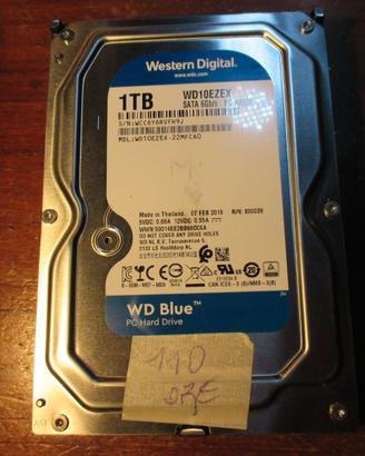 Hard Disk Western Digital WD10EZEX 1 Tb (110 ore)