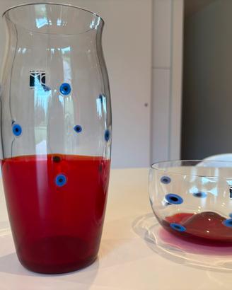 Set d’arte Carlo Moretti  “i Diversi” Vetro Murano