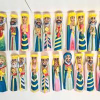 Santoni Siciliani decorativi, raffiguranti totem p