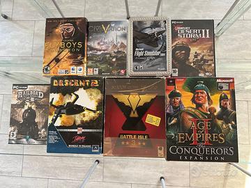 PC Retro AoE II RRT 3 MSFS 2004m FlyBoys CivV Des2