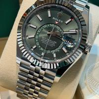 Rolex SKY Verde Nuovo Marzo 2026 42mm 336934 Jub