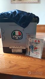 Casco AVG integrale argento/nero