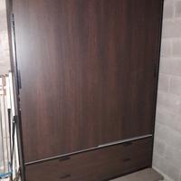 Ikea Trysil Guardaroba 2 ante scorrevoli cassetti