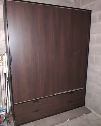 Ikea Trysil Guardaroba 2 ante scorrevoli cassetti