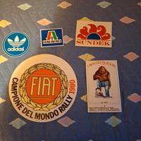 lotto di 5 decalcomanie vintage