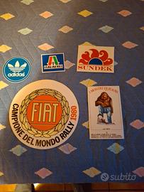 lotto di 5 decalcomanie vintage