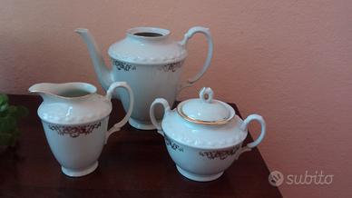 Theiera, zuccheriera, lattiera Richard Ginori