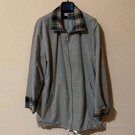 Giacca Zip Vintage Tartan Quadroni Retro 80s 90s