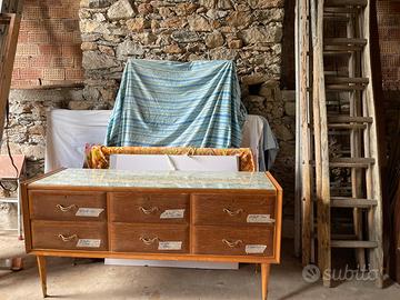 Cassettiera legno 6 cassetti