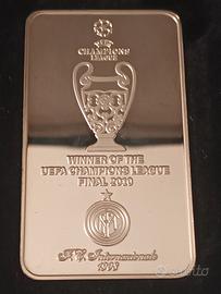 Lingotto argento Bolaffi Champions Inter 2010