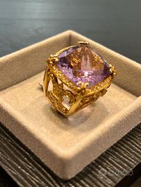 giampiero fiorini anello in oro con ametista