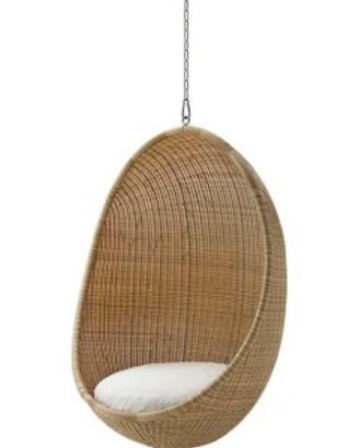 Icona design scandinavo : poltrona egg sospesa