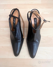 Sandalo Sabot Sergio Rossi nr 38 tacco 10 cm