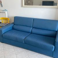Divano Letto Blu