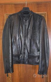 Python Leather Moto Jacket Luxury – Philipp Plein