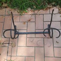 appendiabiti in ferro battuto fine ottocento