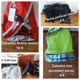 Zaini  borse borsoni nuovi