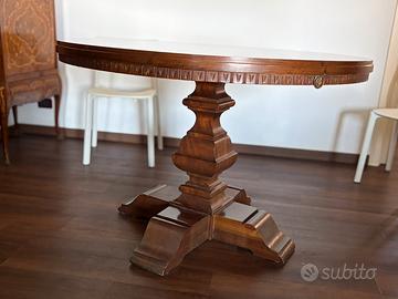 Tavolo centrale in stile Regency in mogano