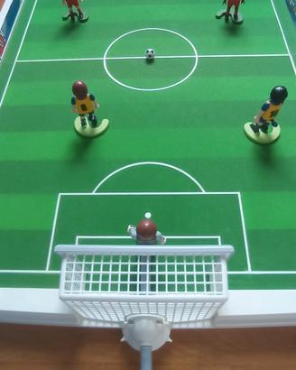 Campo da calcio valigetta pieghevole play mobile