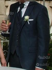Vestito abito da sposo cerimonia taglia 50