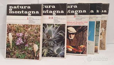 tanti libri di diversi anni Natura e Montagna 