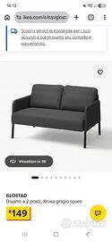 divano ikea glostad