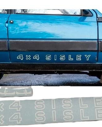 kit adesivi FIAT Panda 4x4 sisley colore BIANCO AU