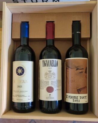 I grandi vini: Sassicaia, Le Pergole, Tignanello 