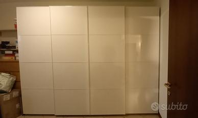 ARMADIO IKEA BIANCO ANTE SCORREVOLI