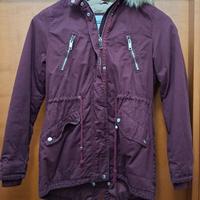 PARKA DA DONNA TALLY WEIJL TAG. 36 COLOR BORDEAUX