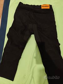 jeans neri donna per moto 