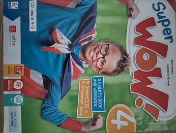 Libro super wow classe 4 inglese