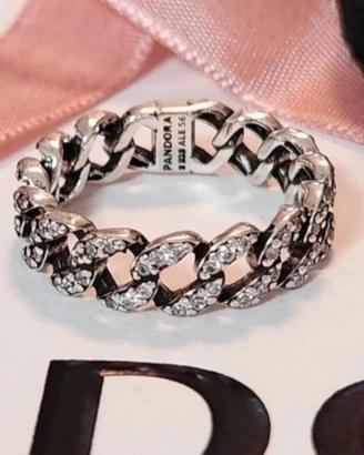 Anello a fascia Cubana "Rigido" della Pandora