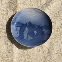 Piatto di natale bing & grondahl anno 1911