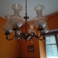 Lampadario in ottone