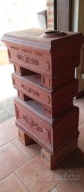 stufa in terracotta 