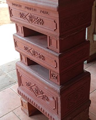 stufa in terracotta 