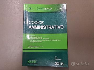 Libro : codice amministrativo 2015
