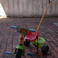 Triciclo Bambino  Winnie the Pooh con asta