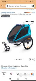 Carrello Thule coaster XT rimorchio per bici