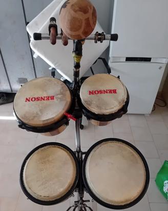 Set di bonghi Benson e Shalloch con asta supporto 