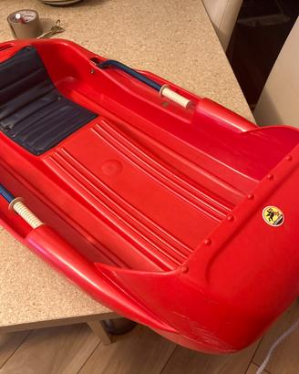 Bob da neve / Slittino rosso Giordani con freni