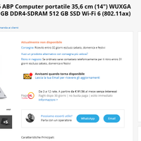 Notebook Lenovo ThinkBook 14 G6 - Nuovo - 24GB RAM